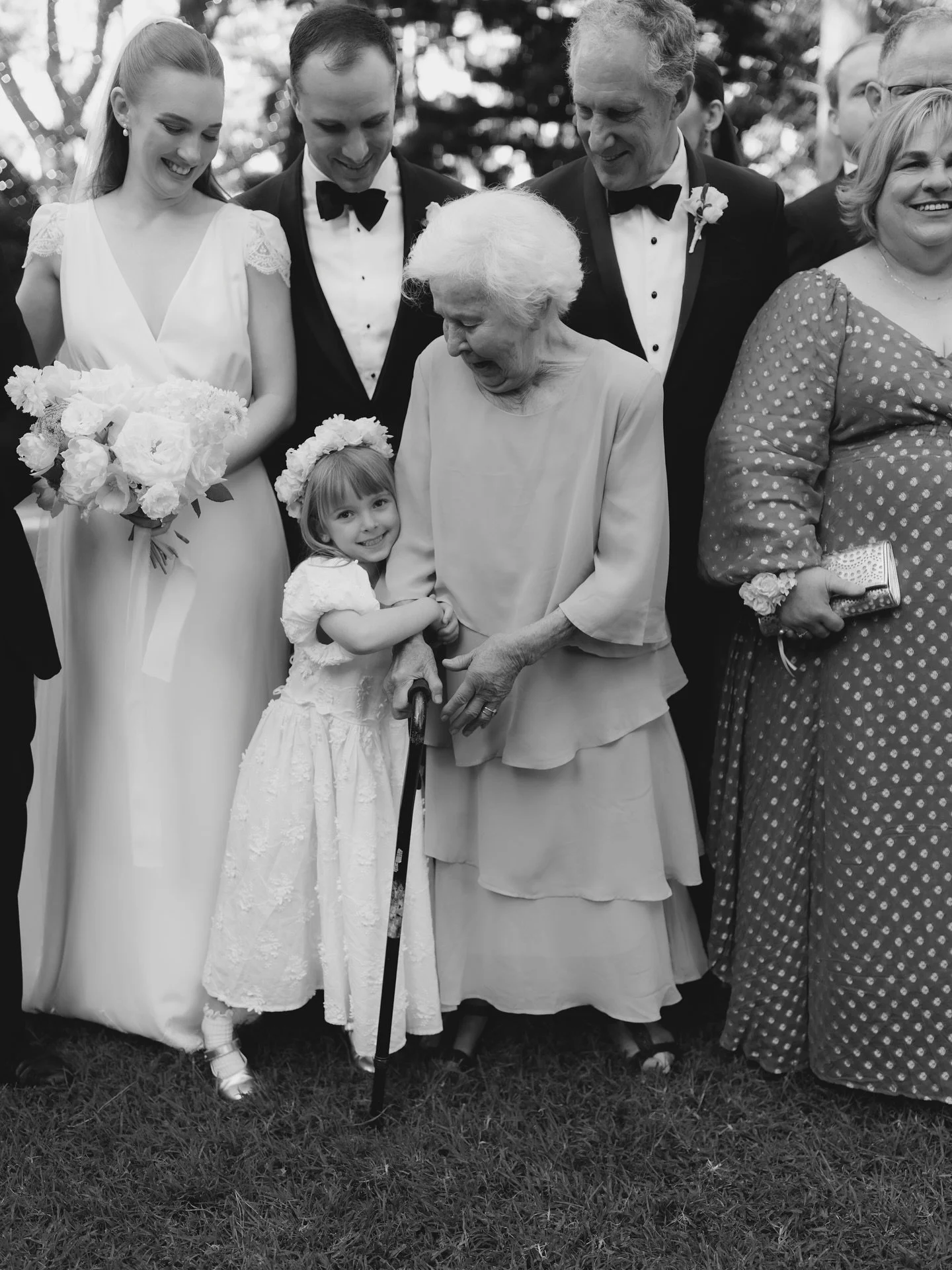 In amongst the chaos and excitement of a wedding day, there are quiet moments like this that hold so much sentiment and love 🤍🖤