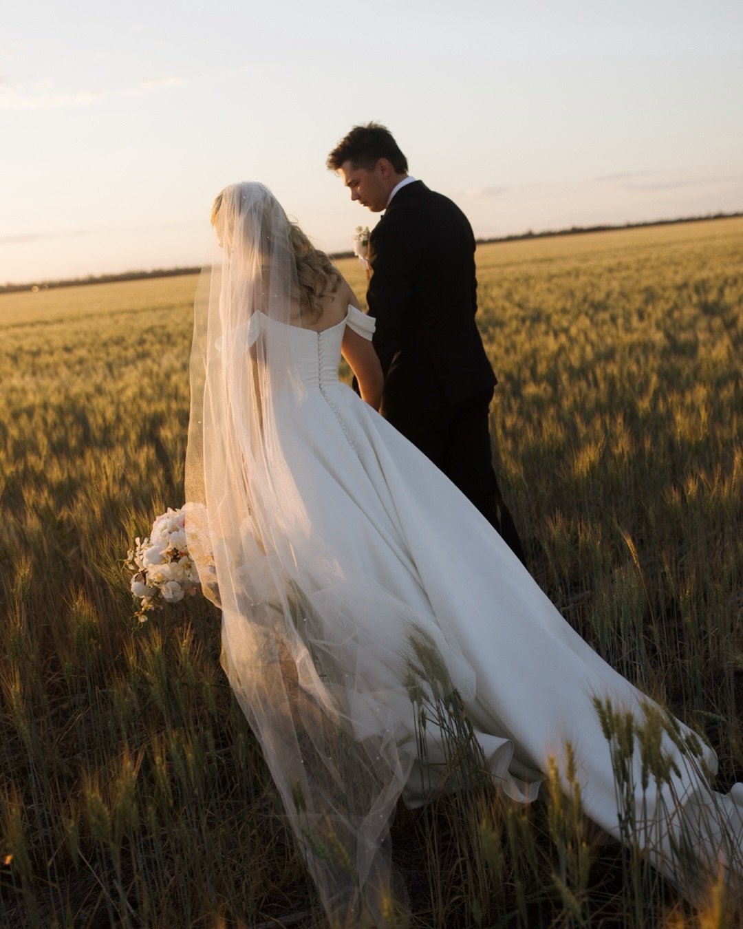 There is so much sentiment when a couple decides to get married on their family farm and Erin and Tom&rsquo;s wedding on Friday was testament to that. Tom got ready with his parents, sisters and best mates at a home where he grew up, before visiting 