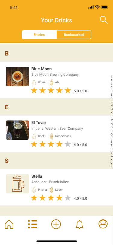 Keep a list of the beers that you drink.