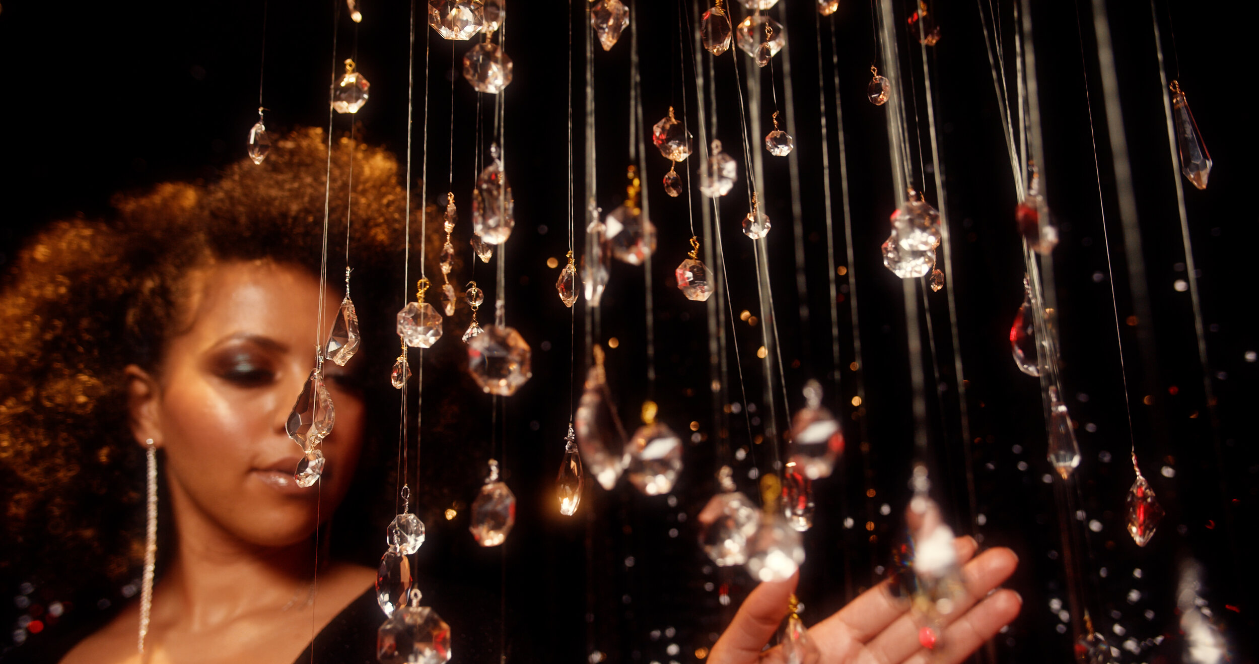 Crystal Installation for Joanna Majoko Music video 