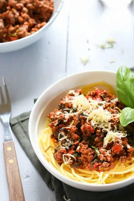 Beer cooked spag bol