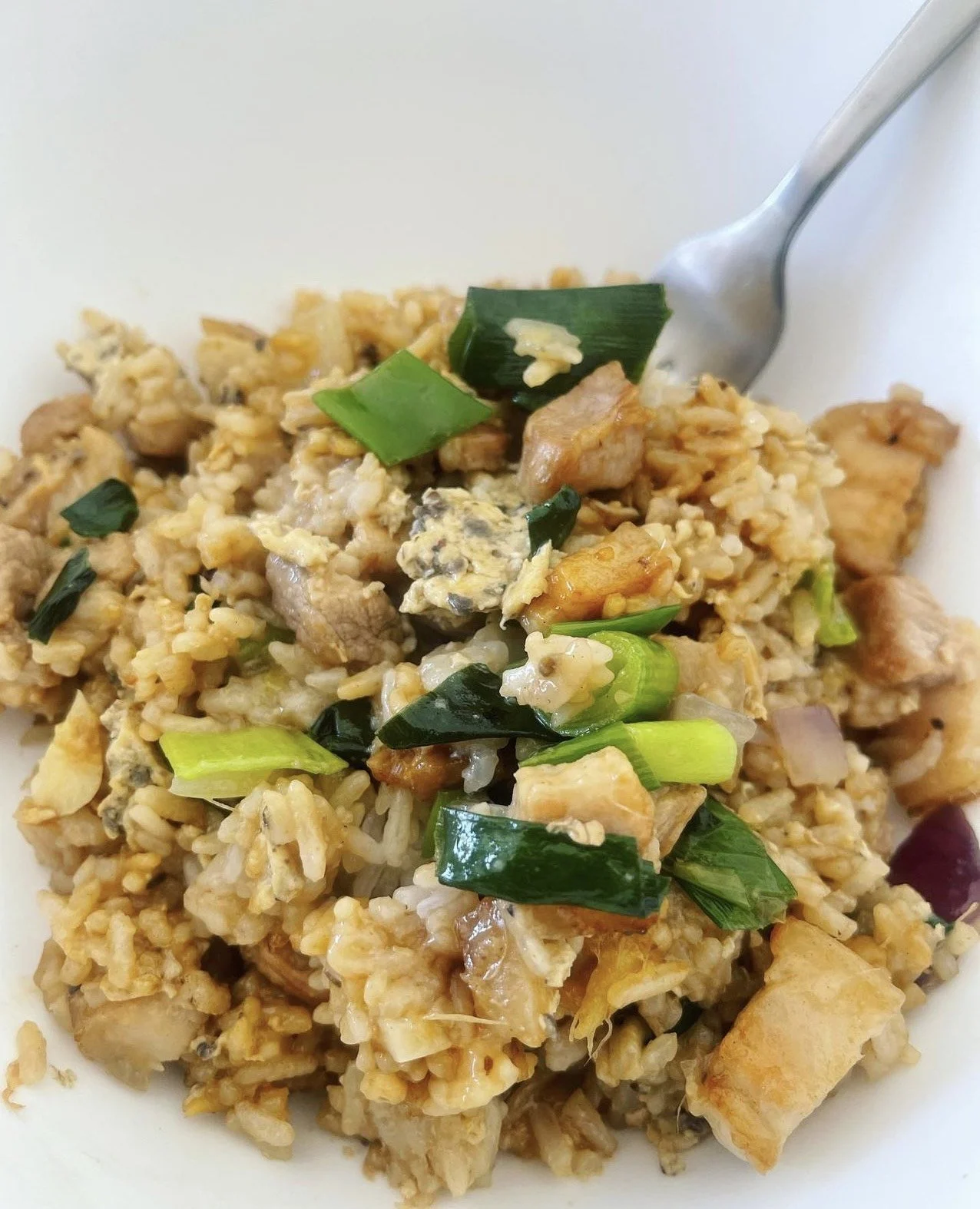 Truffle Pork belly Japanese fried rice 