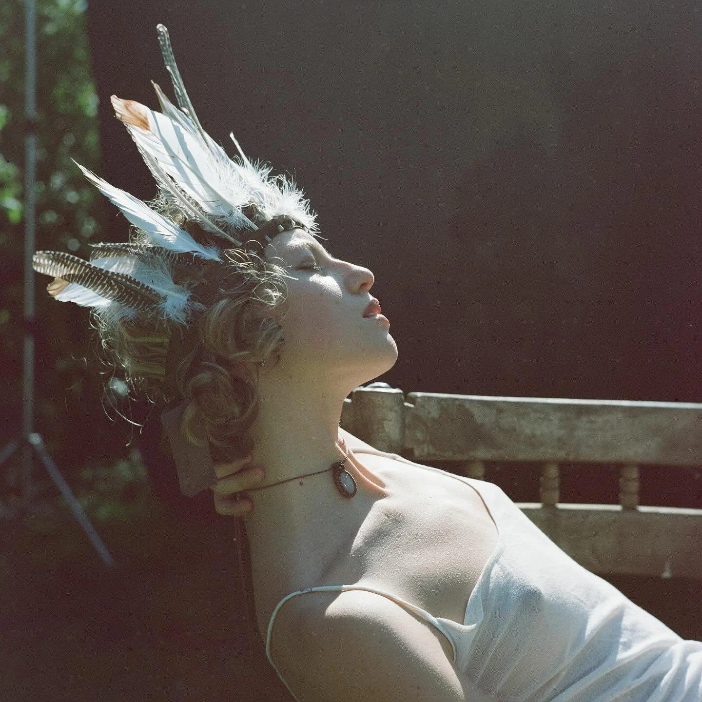 Angel face&hellip; Rebecca #thegarden #montreuil #rolleiflex @rebecca.paw