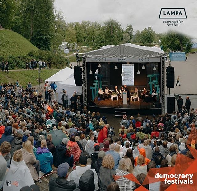 💡💡Lampa, Conversation Festival starts today!💡💡
This year the theme of the latvian democracy festival is &lsquo;courage&rsquo;. Courage is the precondition for individuals and society as a whole to develop.
The courage to be open-minded, listen to