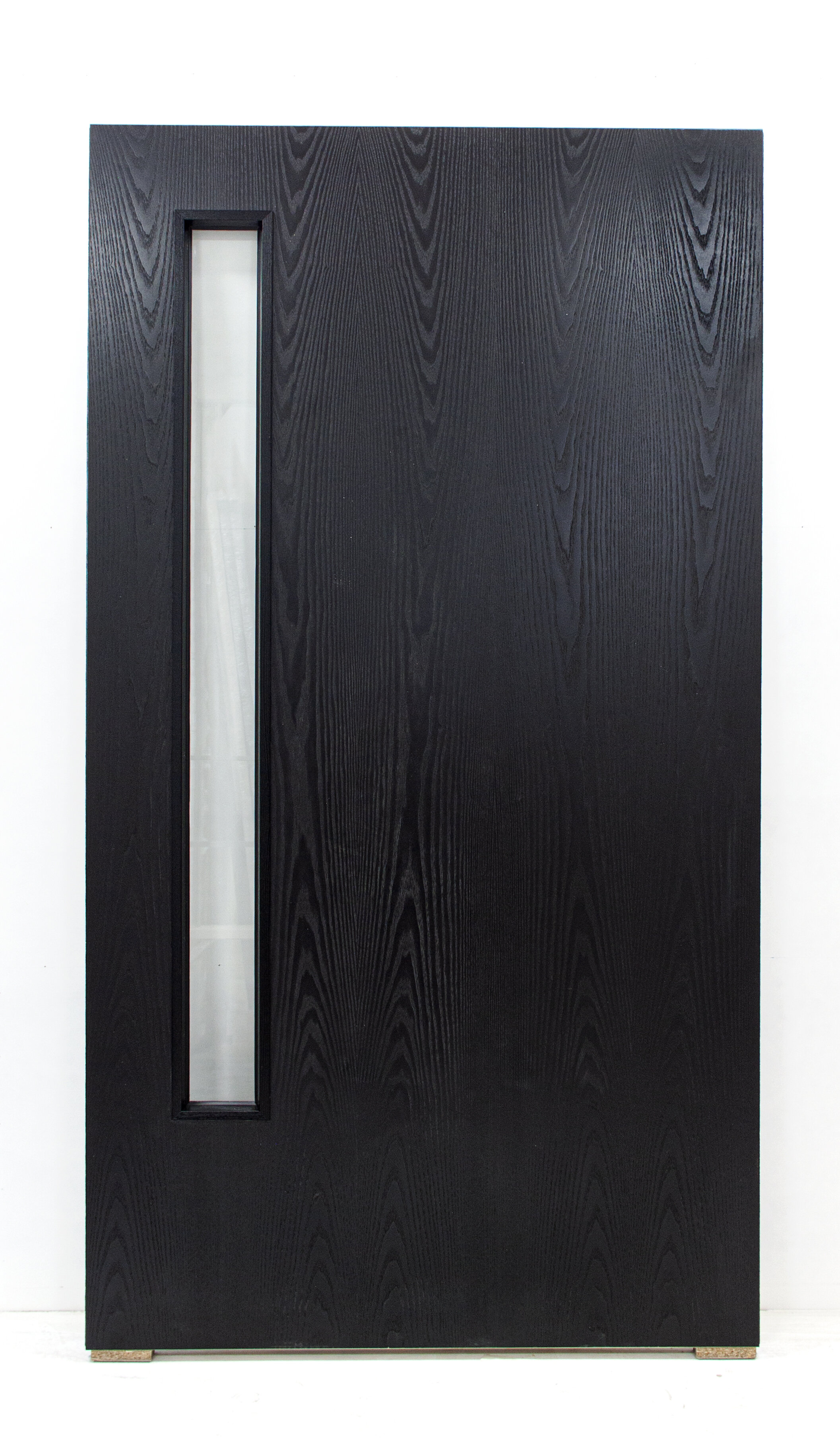 Black Ash Veneer Single Door