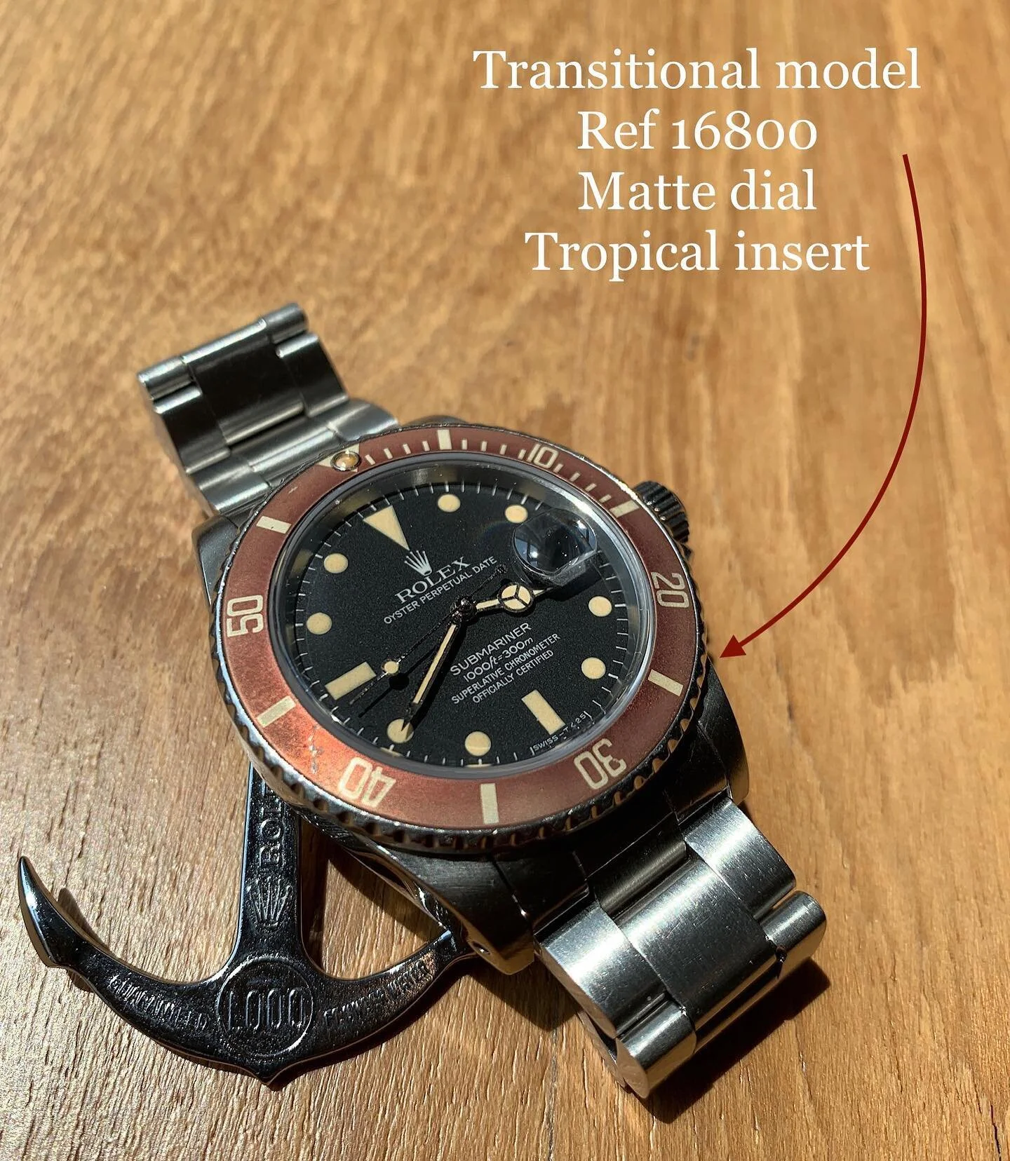 Enjoying a tropical bezel insert in a tropical county 👌