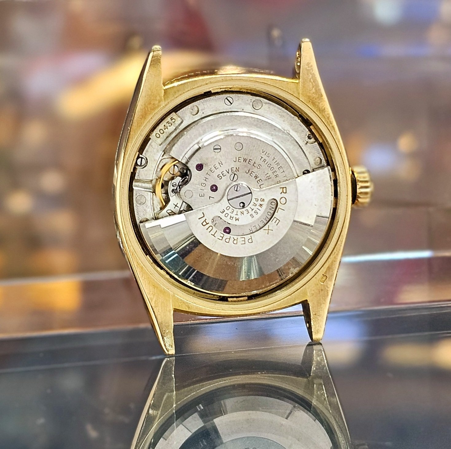1962 Rolex Datejust Yellow Gold Semi bubbleback 6305 — VD 1962 Rolex Datejust Yellow Gold Semi bubbleback 6305 — VD