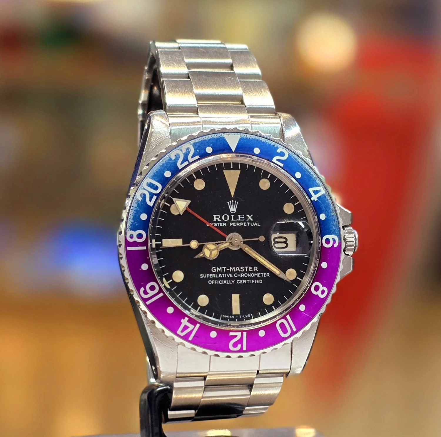 Fuchsia Bezel Rolex 1675 Mk1 Vintage Rolex Oyster Long E Rolex Gmt