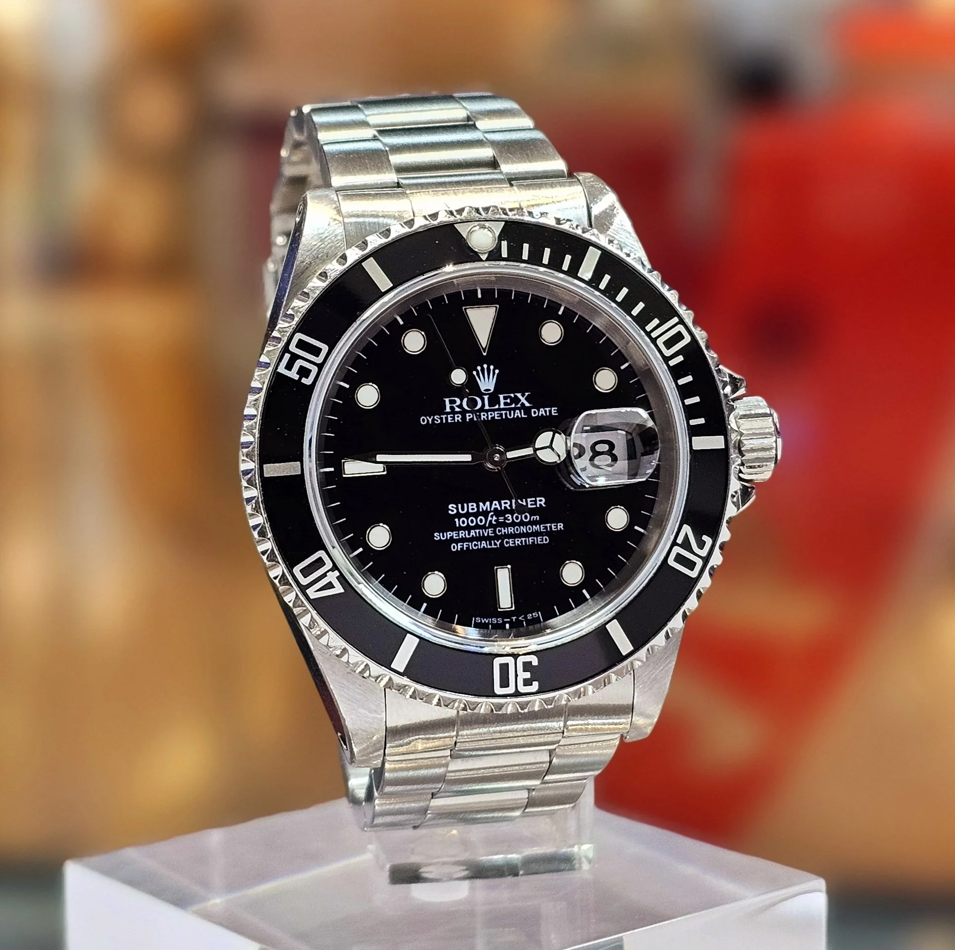 Nekov13 16610 116610 116520 1997 Rolex Submariner 16610 Tritium Dial with Certificate