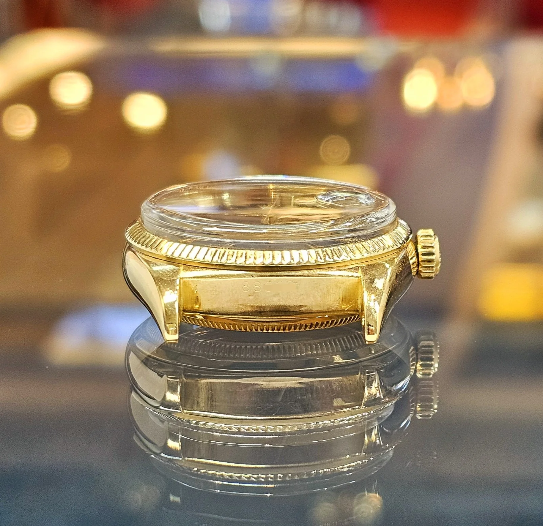 1962 Rolex Datejust Yellow Gold Semi bubbleback 6305 — VD