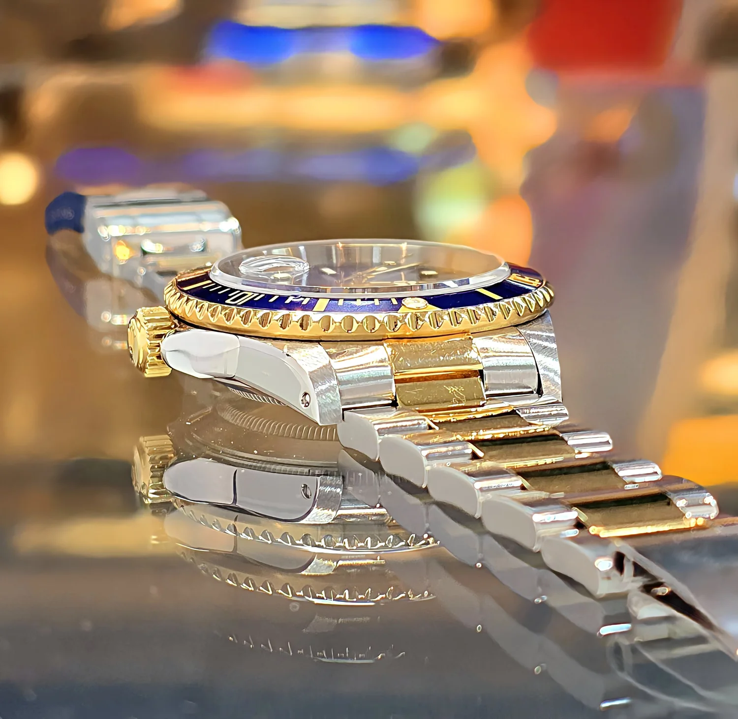 1997 Rolex Submariner 16613 Blue Dial with Certificate Box — VD - Main Image