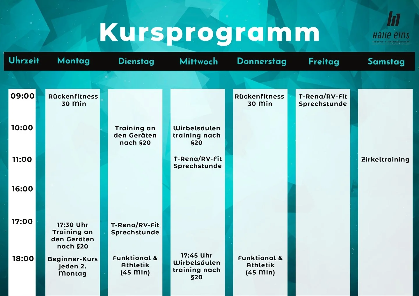 ✨ Neuer Kursplan &ndash; neue Energie! ✨
Ab sofort gilt unser neuer Kursplan! 💪

Bitte beachte:
An den &sect;20-Kursen kann nur mit vorheriger Anmeldung teilgenommen werden. Es gilt jeweils der aktuelle Kurszeitraum.

📅 Alle Infos findest du auf un