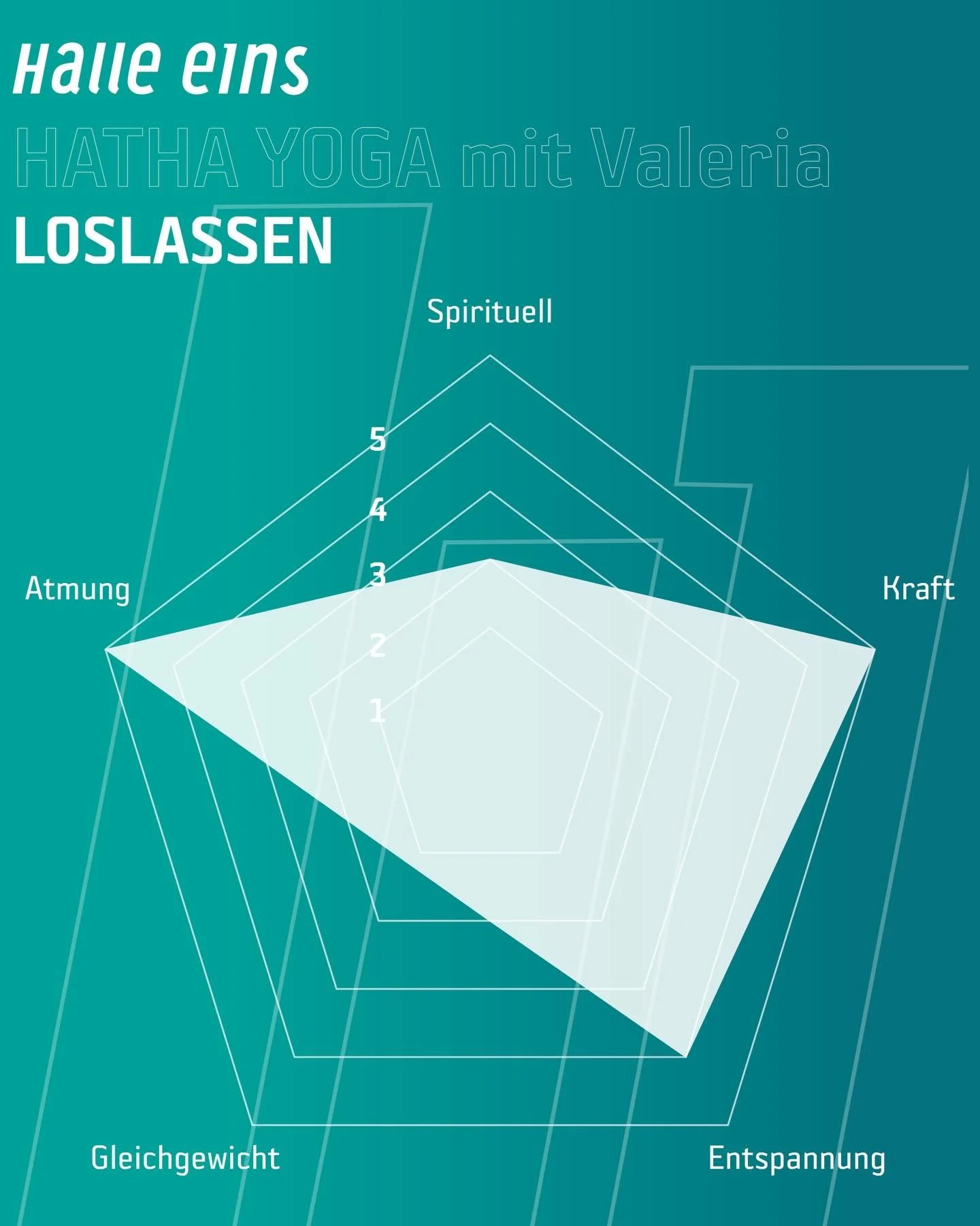 Wir gehen in die dritte Runde unserer Hatha-Yoga Reihe! 🧘&zwj;♀️ 

Dieses Mal mit dem Thema &bdquo;Loslassen&ldquo;. Zeit Spannungen abzubauen, bewusst zu atmen und neue Energie zu sammeln. 🌿 

Auch diesmal gilt: 
✨ Halle eins Mitglieder kostenlos 