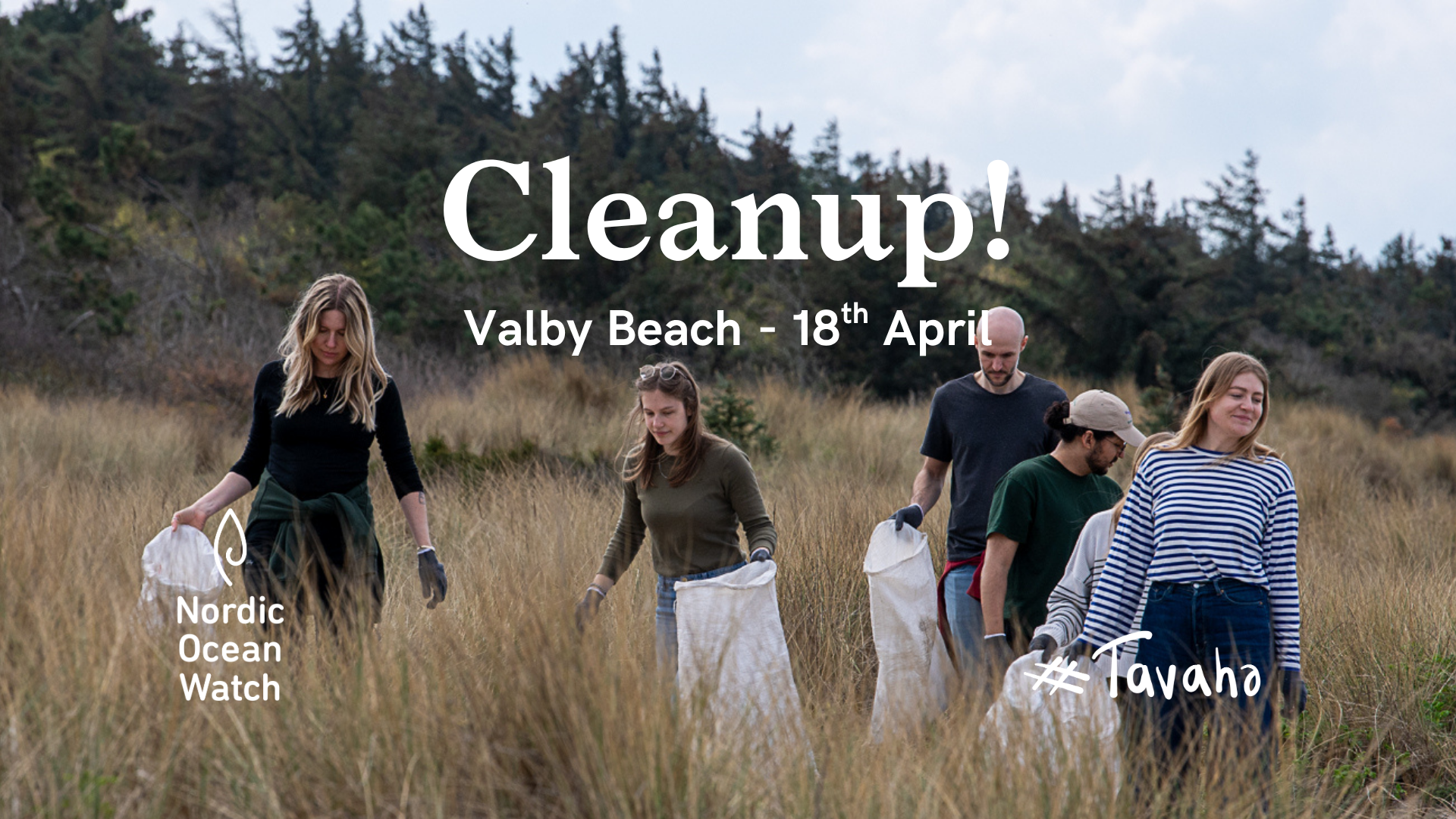 Cleanup at Valby Beach - NOW x VILD