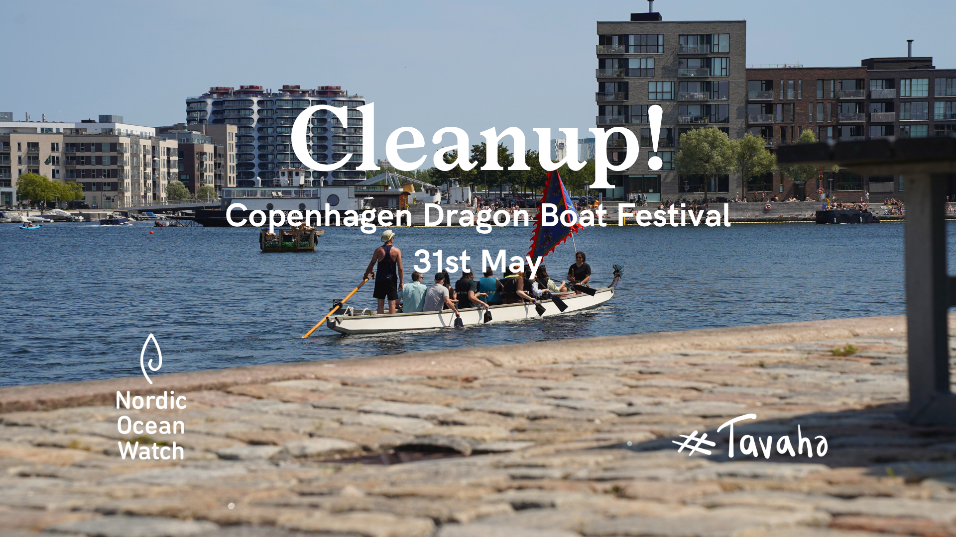 Cleanup at Copenhagen Dragon Boat Festival