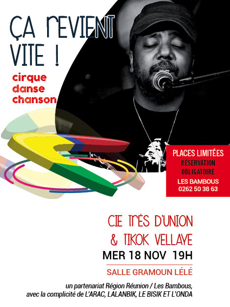 CIRQUE + CONCERT / CIE TRÈS D'UNION + TIKOK VELLAYE / ÇA REVIENT VITE !