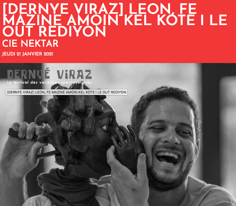 JEUNE PUBLIC / CONTE THÉÂTRAL / LEON, FE MAZINE AMOIN KEL KOTE I LE OUT REDIYON