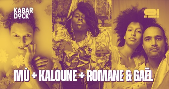 CONCERTS / ÉLECTRO POP TRIP HOP PÉI / MÙ - KALOUNE- ROMANE ET GAËL