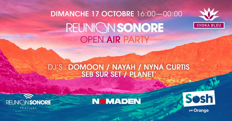 DJ SETS / DOMOON + Nayah + Nyna Curtis + Seb Sur Set + Planet’ / REUNION SONORE OPEN AIR