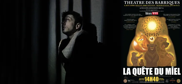 FESTIVAL KOMIDI / THÉÂTRE JEUNE PUBLIC / COMPAGNIE ANTILOPE / LA QUÊTE DU MIEL
