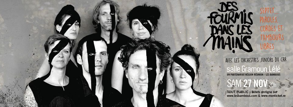 CONCERT / ROCK CHANSON / DES FOURMIS DANS LES MAINS (AVEC LES ORCHESTRES JUNIOR DU CRR)