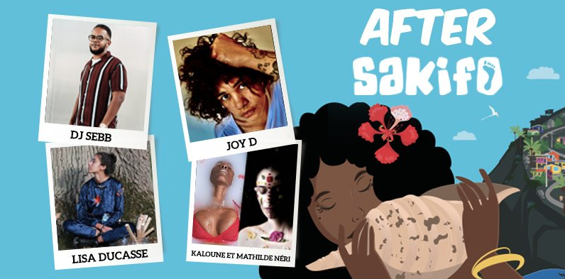 Dj Sebb, Joy D, Lisa Ducasse, Kaloune et Mathilde Neri / After SAKIFO Dofé !