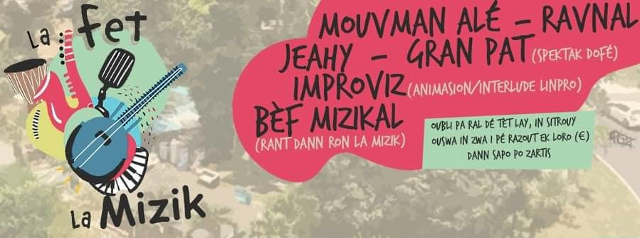 LA FÈT LA ZIK DANN ZAZALÉ / MOUVMAN ALÉ + RAVNAL + JEAHY + GRAN PAT
