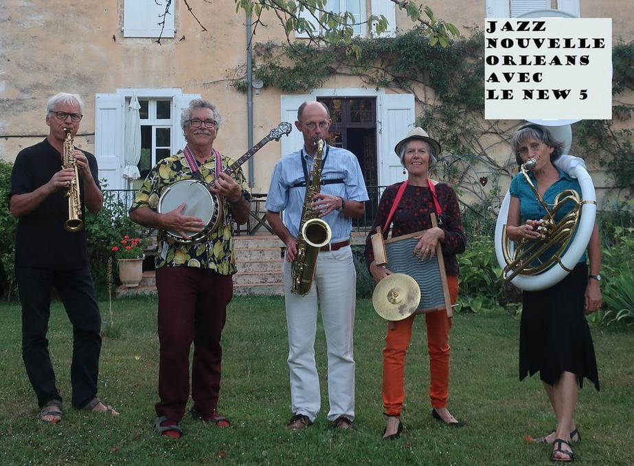 JAZZ NEW ORLEANS / RESTO-CONCERT AVEC LE NEW 5