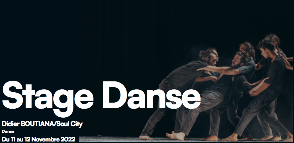 STAGE DE DANSE DU 11 AU 12 NOVEMBRE AVEC DIDIER BOUTIANA - SOUL CITY (GRATUIT)