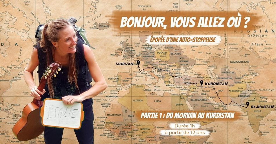 brunch spectacle / BONJOUR VOUS ALLEZ OÙ ? (ÉPOPÉE D'UNE AUTO-STOPPEUSE)