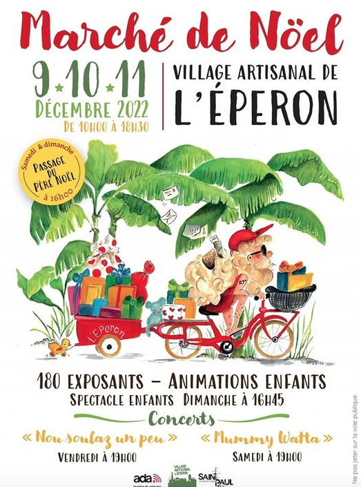 MARCHÉ DE NOËL DE L'ÉPERON / CONCERTS DE MUMMY WATA + NOU SOULAZ UN PEU