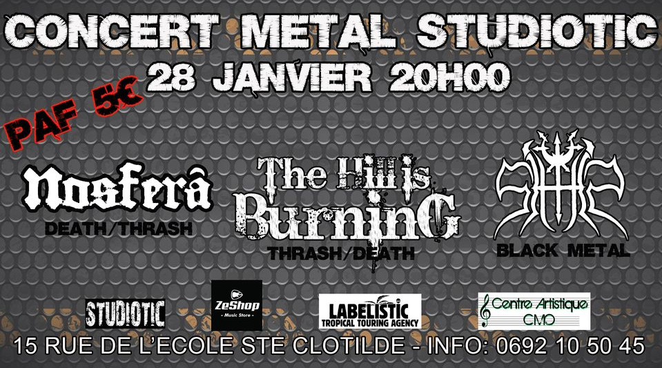 METAL / THE HILL IS BURNING + NOSFERA + SITHIS