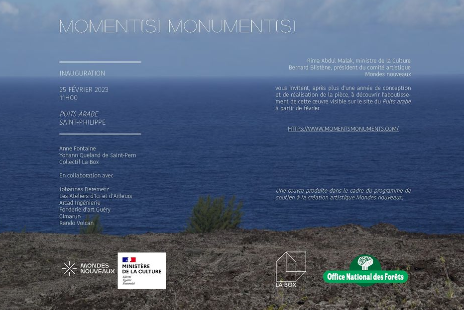 INAUGURATION / Moment(s) Monument(s)