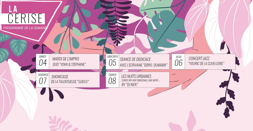 la cerise / programme de la semaine