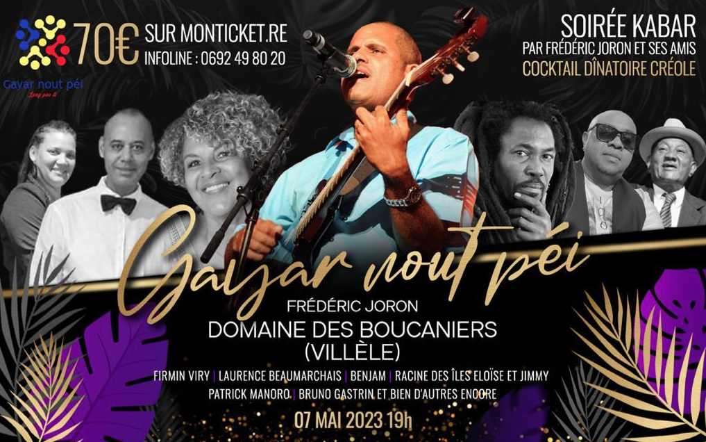 SOIRÉE KABAR / FREDERIC JORON + FIRMIN VIRY + BRUNO GASTRIN + RACINE DES ILES, ...
