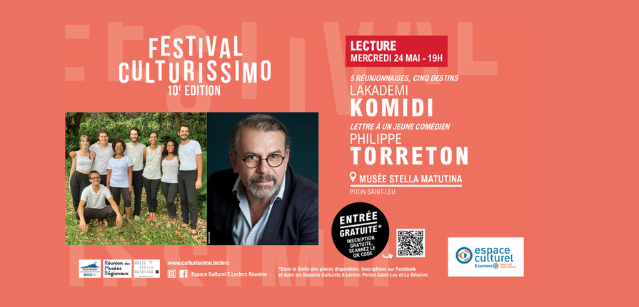 FESTIVAL CULTURISSIMO / LAKADÉMI KOMIDI + PHILIPPE TORRETON