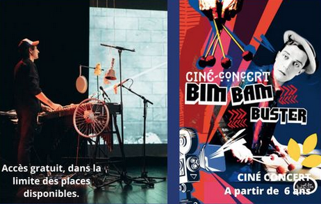 CINÉ-CONCERT / CIE BABA SIFON / BIM BAM BUSTER