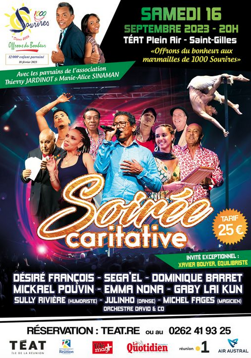 4ÈME SOIRÉE CARITATIVE DE L'ASSOCIATION 1000 SOURIRES