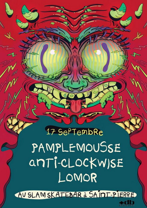 PUNK ROCK MÉTAL / AFTER FEST PLUS DE BRUIT / PAMPLEMOUSSE + ANTI-CLOCKWISE + LOMOR