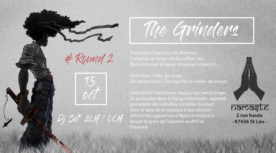 AFRO BEAT + HIP HOP + REGGAE / THE GRINDERS