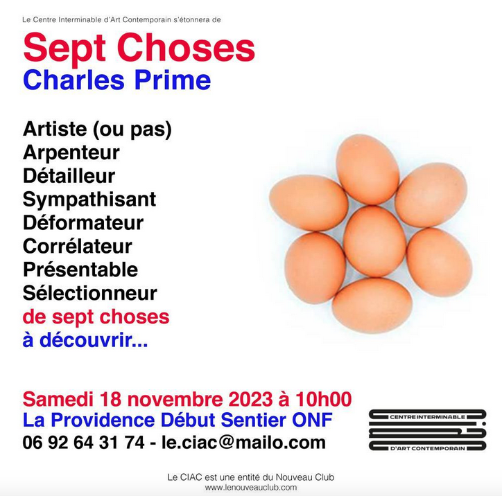 CHARLES PRIME / SEPT CHOSES