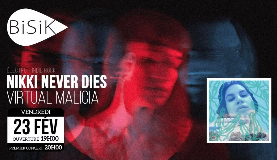 ELECTRO ROCK / NIKKI NEVER DIES (+ DJ Virtual Malicia POUR L'AFTER)