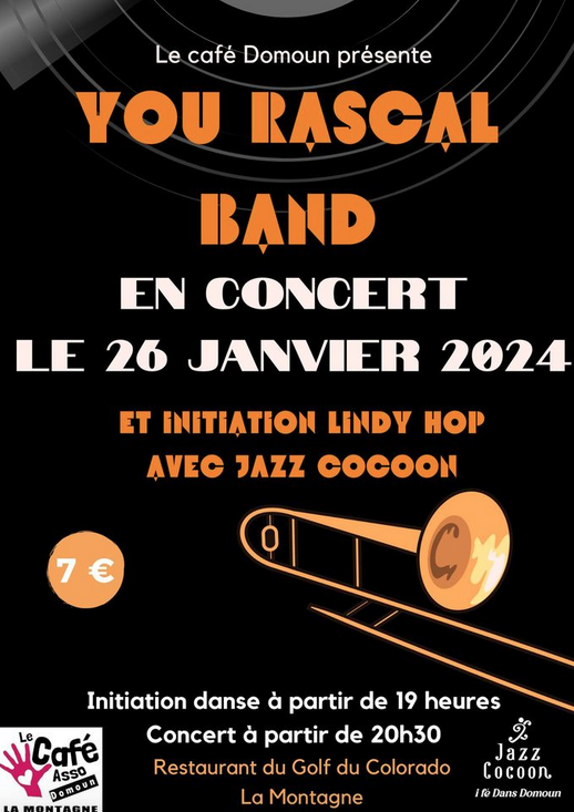 JAZZ SWING / YOU RASCAL BAND + INITIATION AU LINDY HOP