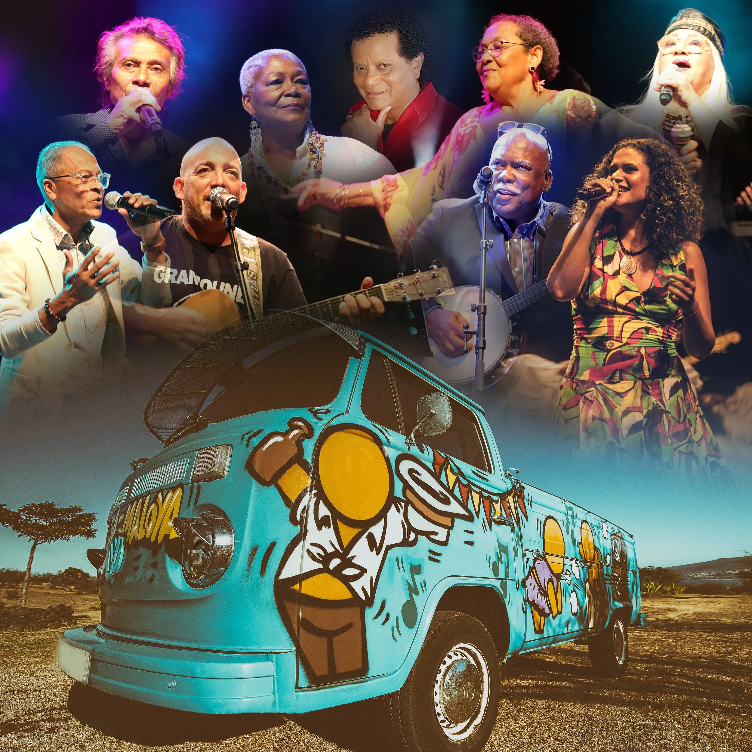 MUSIQUE RÉUNION / KOMBI SOUND SYSTEM &amp; LE BAL LORKES TAPOK