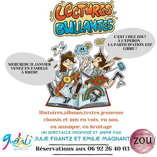 CIE LA CERISE SUR LE CHAPEAU / LECTURES BULLANTES