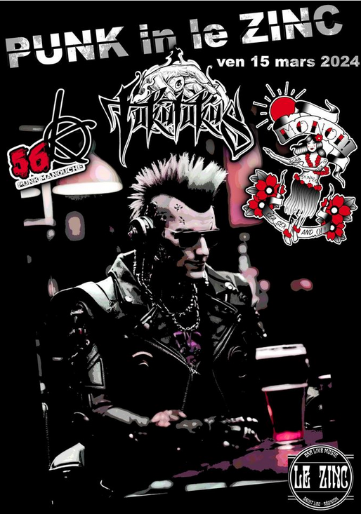 PUNK ROCK / 56K + MONOÏ + TUKATUKAS