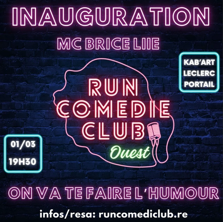 INAUGURATION DU REUNION COMEDIE CLUB