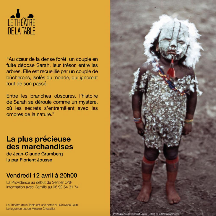 LECTURE DE FLORIENT JOUSSE / LA PLUS PRÉCIEUSE DES MARCHANDISES