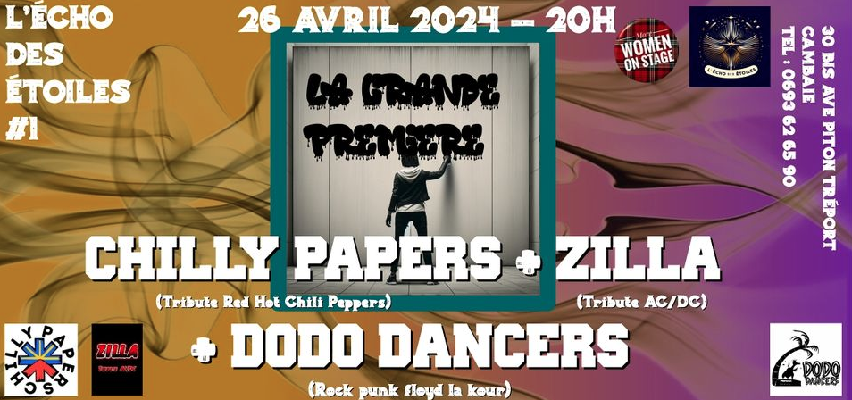 ROCK / CHILLY PAPERS + ZILLA + DODO DANCERS