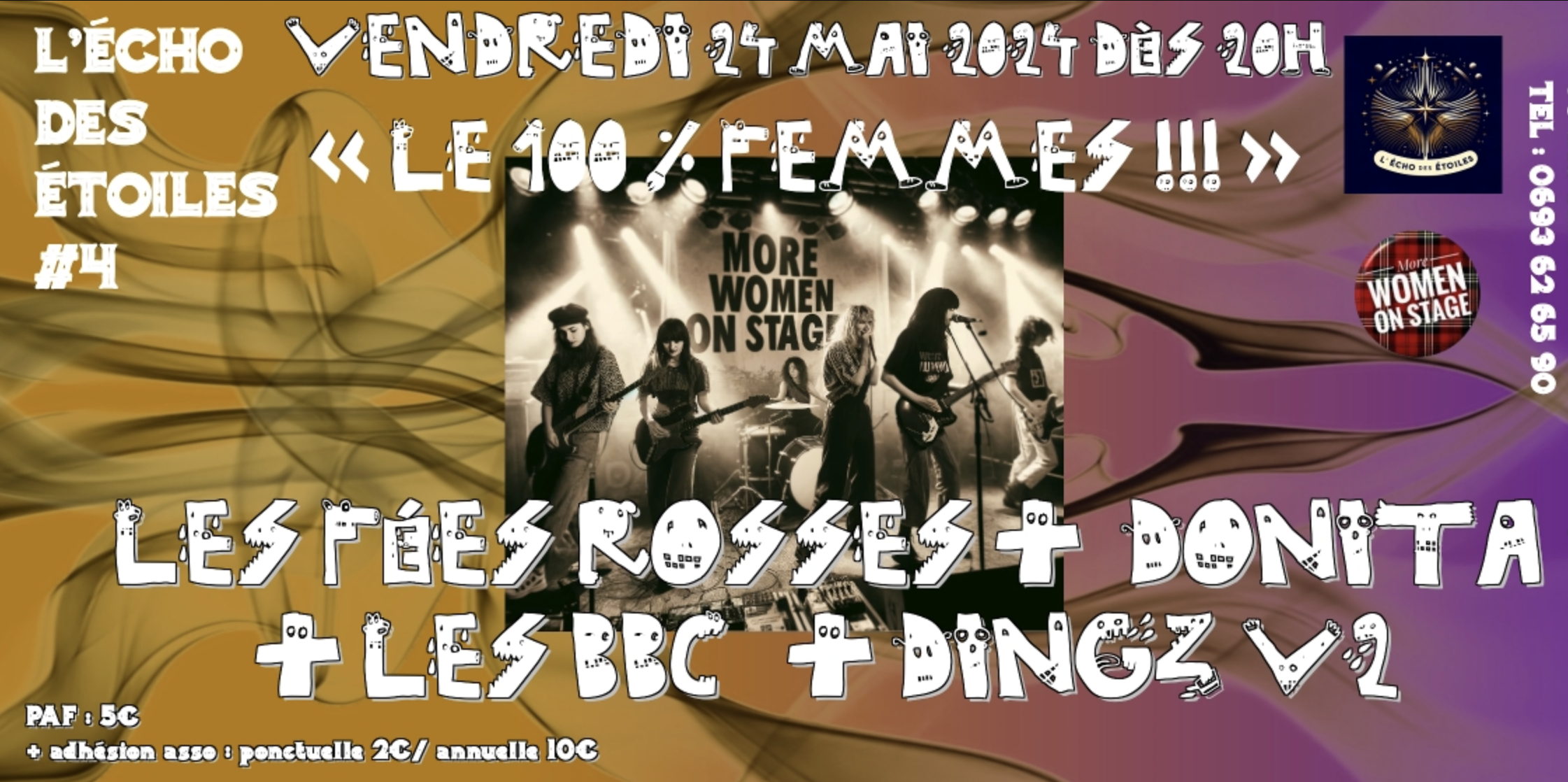 LE 100% FEMMES / LES BBC + DONITA + DINGZ V.2 + LES FÉES ROSSES